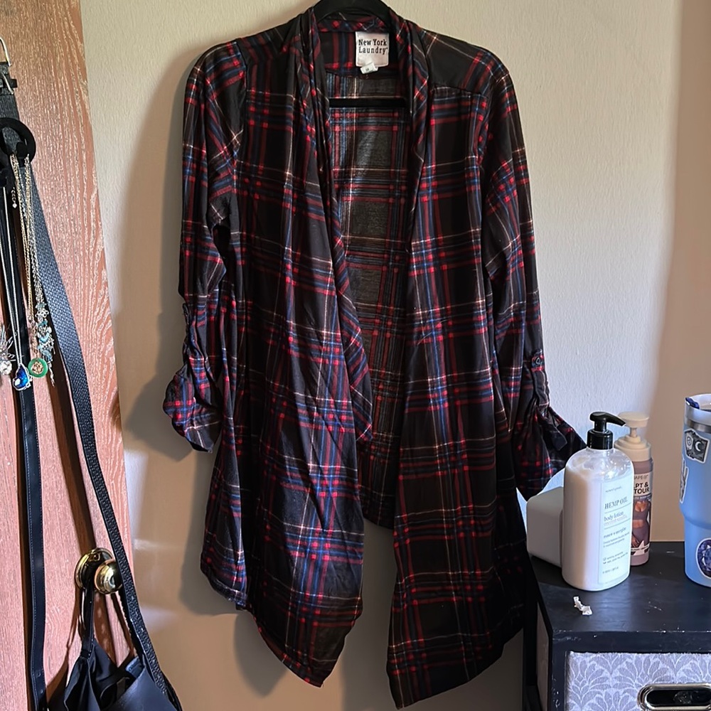 New York Laundry Ruffled Flannel